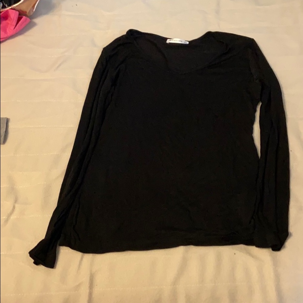 Black v- neck long sleeve. Never worn